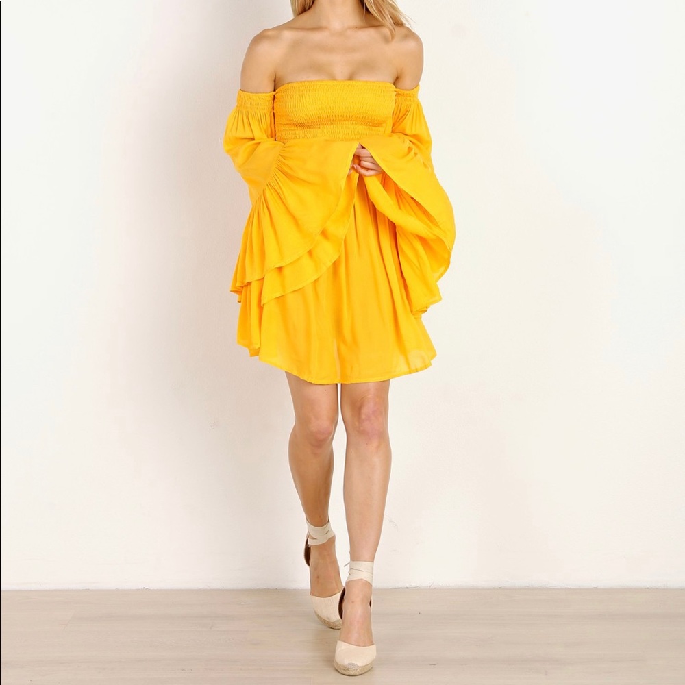 ISO Indah Blair Dress Marigold S/XS